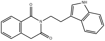 2-[2-(1H-INDOL-3-YL)ETHYL]-1,3(2H,4H)-ISOQUINOLINEDIONE Struktur