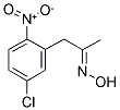 (5-CHLORO-2-NITROPHENYL)ACETONE OXIME Struktur