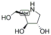 4-DIDEOXY-1,4-IMINO-D-XYLITOL Struktur