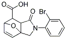 3-(2-BROMO-PHENYL)-4-OXO-10-OXA-3-AZA-TRICYCLO[5.2.1.0(1,5)]DEC-8-ENE-6-CARBOXYLIC ACID Struktur