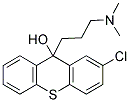 2-CHLORO-9-(3-DIMETHYLAMINO-PROPYL)-9-HYDROXY THIOANTHRACENE Struktur