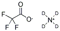 AMMONIUM TRIFLUOROACETATE-D4 Struktur