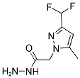 (3-DIFLUOROMETHYL-5-METHYL-PYRAZOL-1-YL)-ACETIC ACID HYDRAZIDE Struktur