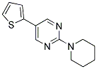 2-PIPERIDIN-1-YL-5-THIEN-2-YLPYRIMIDINE Struktur