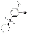 2-METHOXY-5-(MORPHOLINE-4-SULFONYL)-PHENYLAMINE Struktur