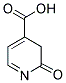 2-OXO-2,3-DIHYDRO-PYRIDINE-4-CARBOXYLIC ACID Struktur