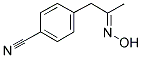 (4-CYANOPHENYL)ACETONE OXIME Struktur