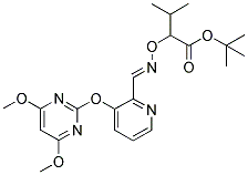 2-[2-AZA-3-[3-[(4,6-DIMETHOXYPYRIMIDIN-2-YL)OXY]PYRIDIN-2-YL]-1-OXAPROP-2-ENYL]-3-METHYLBUTYRIC ACID, TERT-BUTYL ESTER Struktur