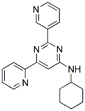 N-CYCLOHEXYL-6-PYRIDIN-2-YL-2-PYRIDIN-3-YLPYRIMIDIN-4-AMINE Struktur