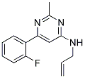 N-ALLYL-6-(2-FLUOROPHENYL)-2-METHYLPYRIMIDIN-4-AMINE Struktur