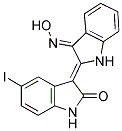 INDIRUBIN-3'-MONOXIME, 5-IODO- Struktur