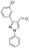 3-(3-CHLORO-PHENYL)-1-PHENYL-1H-PYRAZOLE-4-CARBALDEHYDE Struktur