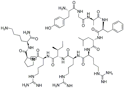 (D-ALA3)-DYNORPHIN A (1-11) AMIDE Struktur