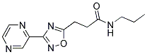 N-PROPYL-3-[3-(PYRAZIN-2-YL)-1,2,4-OXADIAZOL-5-YL]PROPANAMIDE Struktur