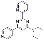 N,N-DIETHYL-2-PYRIDIN-2-YL-6-PYRIDIN-4-YLPYRIMIDIN-4-AMINE Struktur