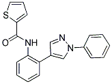 N-[2-(1-PHENYL-1H-PYRAZOL-4-YL)PHENYL]THIOPHENE-2-CARBOXAMIDE Struktur