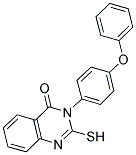 2-MERCAPTO-3-(4-PHENOXY-PHENYL)-3H-QUINAZOLIN-4-ONE Struktur