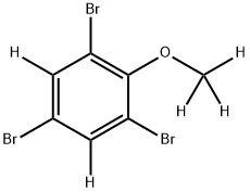 2,4,6-TRIBROMOANISOLE-D5 Struktur