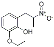 1-(3-ETHOXY-2-HYDROXYPHENYL)-2-NITROPROPANE Struktur