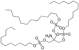 2-AMINO-2-HYDROXYMETHYL-1,3-PROPANEDIOL DODECYLSULFATE Struktur