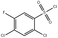 2,4-DICHLORO-5-FLUOROBENZENESULFONYL CHLORIDE Struktur