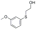 3-METHOXYPHENYLTHIOETHANOL Struktur