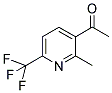 3-ACETYL-2-METHYL-6-(TRIFLUOROMETHYL)PYRIDINE Struktur