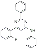 6-(2-FLUOROPHENYL)-N,2-DIPHENYLPYRIMIDIN-4-AMINE Struktur