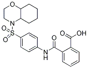 2-[((4-((OCTAHYDRO-(2H)-1,4-BENZOXAZIN-4-YL)SULPHONYL)PHENYL)AMINO)CARBONYL]BENZOIC ACID Struktur