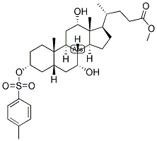 5-BETA-CHOLANIC ACID-3-ALPHA, 7-ALPHA, 12-ALPHA-TRIOL METHYL ESTER 3-PARATOLUENESUFONATE Struktur