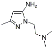 2-(2-DIMETHYLAMINOETHYL)-5-METHYL-2H-PYRAZOLE-3-YLAMINE Struktur