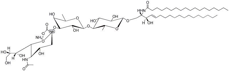 GANGLIOSIDE GM3, PORCINE BRAIN Struktur