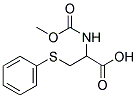 2-[(METHOXYCARBONYL)AMINO]-3-(PHENYLTHIO)PROPANOIC ACID Struktur