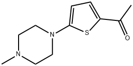 1-[5-(4-METHYLPIPERAZINO)-2-THIENYL]-1-ETHANONE Struktur