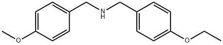 (4-ETHOXY-BENZYL)-(4-METHOXY-BENZYL)-AMINE Struktur