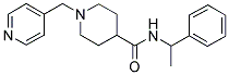 N-(ALPHA-METHYLBENZYL)-1-(4-PYRIDINYLMETHYL)PIPERIDINE-4-CARBOXAMIDE Struktur