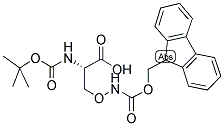 BOC-AMS(FMOC)-OH Struktur