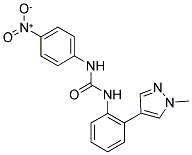 N-[2-(1-METHYL-1H-PYRAZOL-4-YL)PHENYL]-N'-(4-NITROPHENYL)UREA Struktur