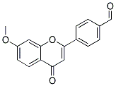 4-(7-METHOXY-4-OXO-4H-CHROMEN-2-YL)BENZALDEHYDE Struktur