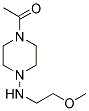 1-ACETYL-4-[(2-METHOXYETHYL)AMINO]PIPERAZINE Struktur