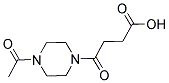 4-(4-ACETYLPIPERAZIN-1-YL)-4-OXOBUTANOIC ACID Struktur