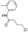 4-CHLORO-N-(2-METHYLPHENYL)BUTANAMIDE Struktur