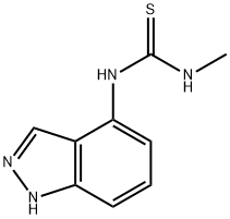 N-(1H-INDAZOL-4-YL)-N'-METHYLTHIOUREA Struktur