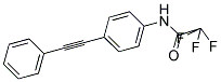 2,2,2-TRIFLUORO-N-[4-(2-PHENYLETHYNYL)PHENYL]ACETAMIDE Struktur