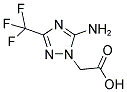 (5-AMINO-3-TRIFLUOROMETHYL-[1,2,4]TRIAZOL-1-YL)-ACETIC ACID Struktur