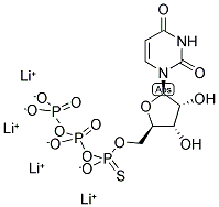 URIDINE-5'-O-(1-THIOTRIPHOSPHATE) LITHIUM SALT Struktur