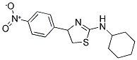 CYCLOHEXYL-[4-(4-NITRO-PHENYL)-4,5-DIHYDRO-THIAZOL-2-YL]-AMINE Struktur