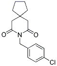 8-(4-CHLOROBENZYL)-8-AZASPIRO[4.5]DECANE-7,9-DIONE Struktur