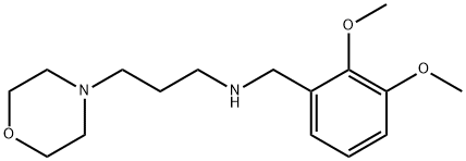 (2,3-DIMETHOXY-BENZYL)-(3-MORPHOLIN-4-YL-PROPYL)-AMINE Struktur