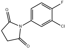 1-(3-CHLORO-4-FLUOROPHENYL)DIHYDRO-1H-PYRROLE-2,5-DIONE Struktur